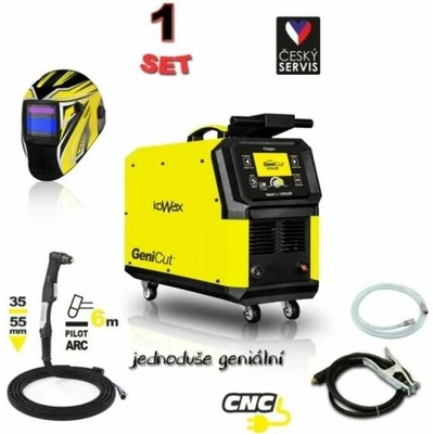 KOWAX GeniCut 121LCD SET 1 plazmová řezačka, hořák 120A, 6m + KUKLA