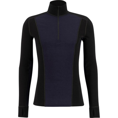 Ulvang Мъжко мериносово термобельо Ulvang Peak Map Half Zip Baselayer Merino base layer - Black / Navy Blue - размер XXL (015-2216-0115)