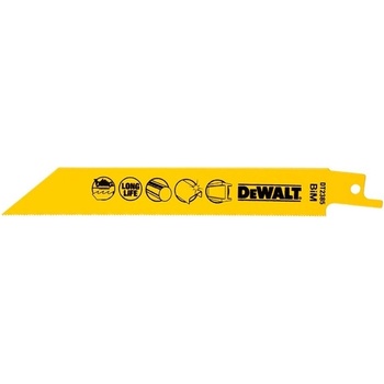 DeWALT DT2385 pilový plátek na kov, plech, trubky a profily do 1,5mm jemný řez pro mečové pily 152mm 5ks