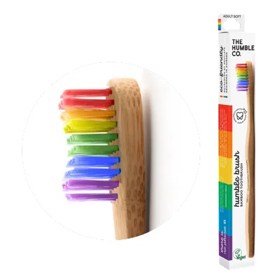 The Humble Co. The Humble Co. PROUD Version: Бамбукова четка за зъби - Дъга