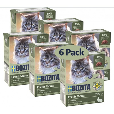 Bozita Cat kousky v želé s králičím masem 6 x 370 g
