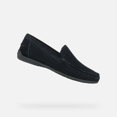 Geox kožené pánské mokasíny Siron modré