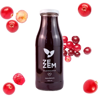 Zezem Brusinkový sirup 0,5 l