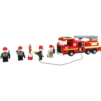Playtive Clippys Stavebnica M - Hasičské auto s rebríkom