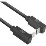 ACT Кабел USB-C 10Gbps, 60W, 1м, конектори на 90° up/down angled (AC7477) - xtreme