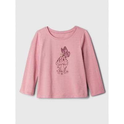 GAP Бебешка памучна тениска GAP GAP | Rozov | Момичешки | 86