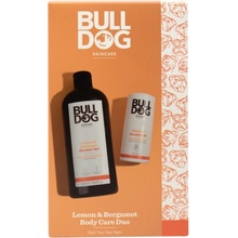 Bulldog Lemon & Bergamot sprchový gel pro muže 500 ml + deodorant roll-on 75 ml