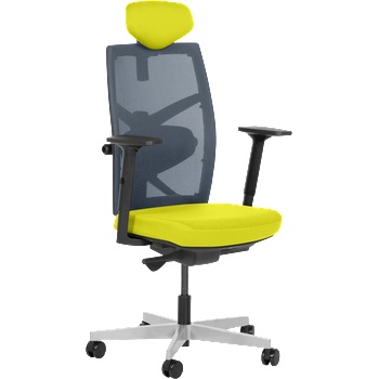 Ергономичен стол fredo - горчица (3520787_5)