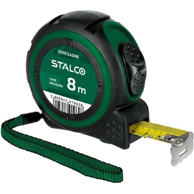 Stalco metr svinovací ABS pouzdro s TPR gumou, 8 m x 25 mm