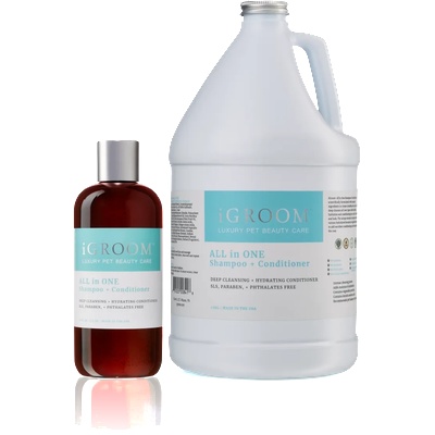 iGroom All-in-one Shampoo & Conditioner - Шампоан и балсам за кучета, за здрава кожа и козина, 3.78 литра