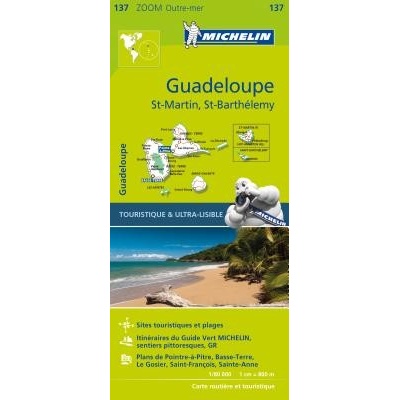 Michelin Zoom Guadeloupe Map MichelinSheet map folded