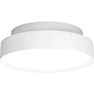 Louis Poulsen Плафон Slim Round Surface LED 4000K с призматичен дифузер Управление за осветление Dali 25 см бял (5742585228)