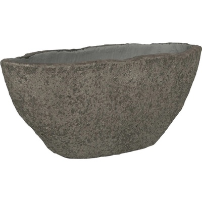 Pottery Pots Kvetináč Mt. Verita, sivý diorit, - 55 x 23,5 x 21 cm