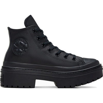 Converse Chuck Taylor All Star Lugged Heel Leat.Platform Hi - A10369C/Black/Black/Black