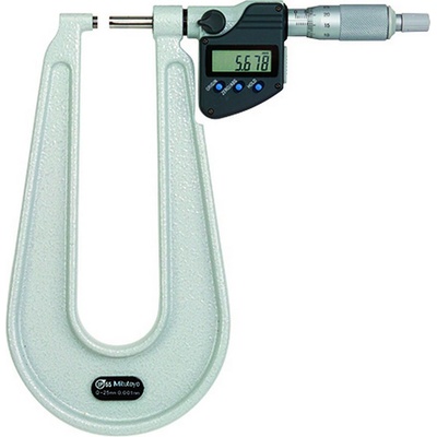 Mitutoyo Дигитален микрометър за ламарина Mitutoyo 389-271-30 тип С, IP65, 0-25 mm, 0.001 mm (389-271-30)
