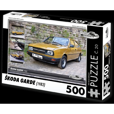 Retro-Auta č. 20 Škoda Garde 1983 500 dílků
