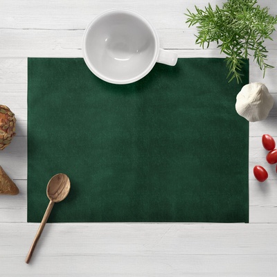 Biante Zamatové prestieranie Velvet Prémium SVP-012 Zelené 30x40 cm