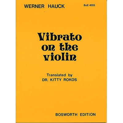 Bosworth Noty pro housle Vibrato On The Violin English Edition