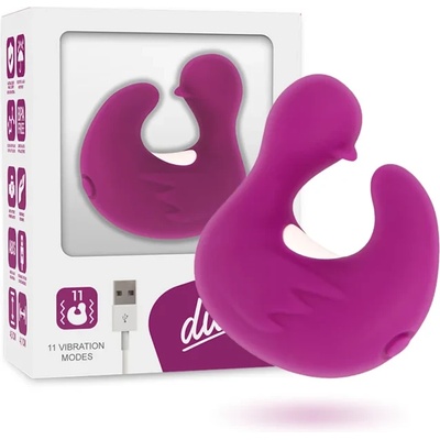 Вибриращ напръстник, малко пате - Ducky Mania Purple (D-213100)