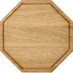Bolia Дъска за рязане Octagon дъбова дървесина 25 см (24-935-01_1683395)