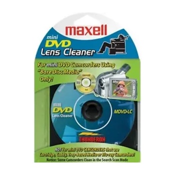 Image 1 of Maxell DVD-R Camcorder mini 8 см/ почистващ диск MAXELL /за камери/ blister 1 бр. в PVC case (ML-DDVD-R-8SM-LENSCLEANER)