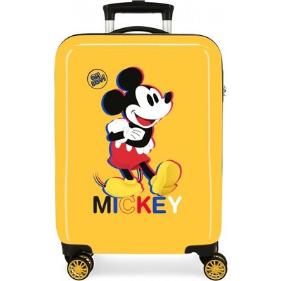 JOUMMA BAGS kufor MICKEY MOUSE 3D Ochre 55x38x20cm 34L 2921722
