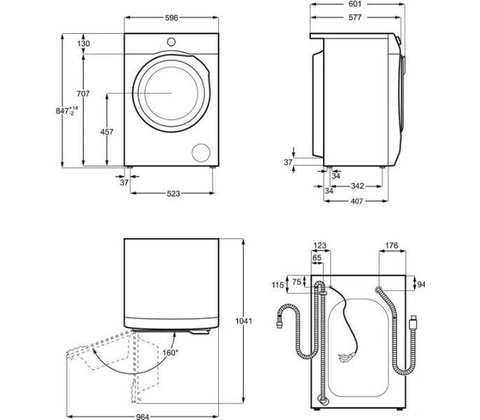 ELECTROLUX EW2F527WP