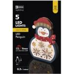 EMOS zy2332- led коледна фигура ПИНГВИН, 5 бр, топла светлина, 2хААА, 20/30см (zy2332)