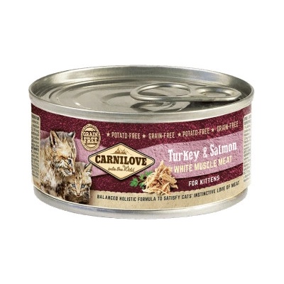 Carnilove Cats WMM Kitten Turkey & Salmon 12 x 100 g