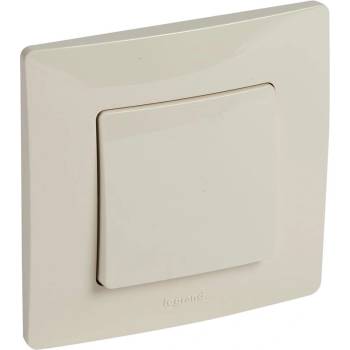Legrand Еднополюсен ключ 10А в блистер цвят крем Niloe - 396427 (396427)