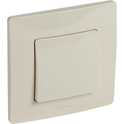 Legrand Еднополюсен ключ 10А в блистер цвят крем Niloe - 396427 (396427)