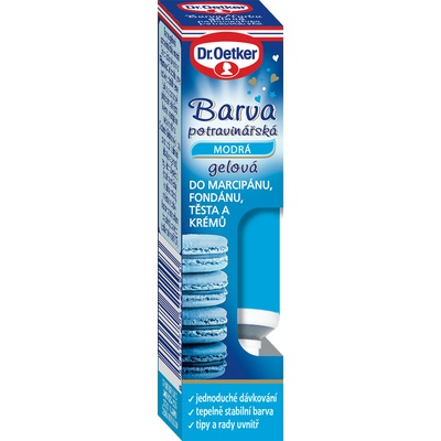 Dr. Oetker Farba gélová potravinárska modrá 10 g