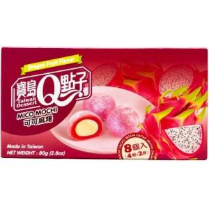 Qmochi Японски кексчета Qmochi с вкус на драконов плод 80 г