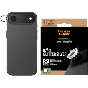 Panzer Стъклен Протектор за камера PanzerGlass Hoops Lens Protector за iPhone 17 Air, сребрист с камъчета