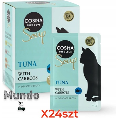 Cosma Soup Tuniak s mrkvou 40g