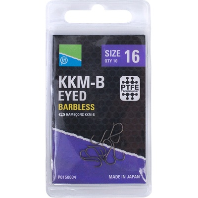 Preston KKM-B Barbless veľ.14 10 ks