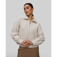 Varley dámská mikina Milano Half Zip Sweat 2.0 Béžová