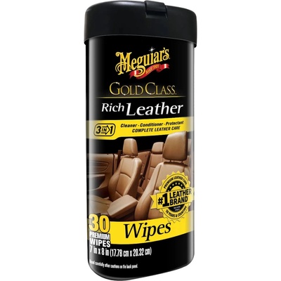 Meguiar's Gold Class Rich Leather Wipes 25 ks