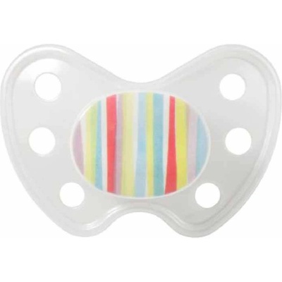 Baby-Nova Силиконова залъгалка Baby Nova - Dentistar, райе, размер 2 (22292)