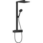 Hansgrohe Raindance E - Душ комплект с термостат, 30x30 cm, EcoSmart, черен мат 27362670 (27362670)