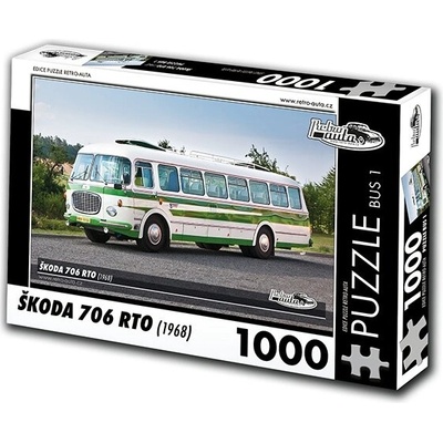 Retro-auta Škoda 706 RTO 1968 1000 dílků