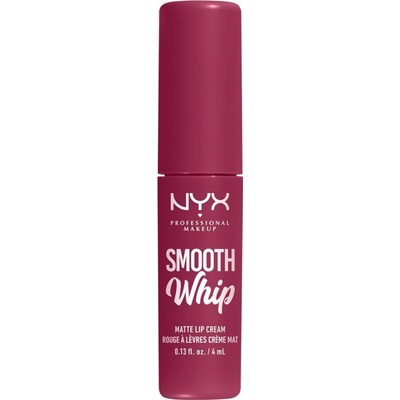 NYX Professional Makeup Smooth Whip Matte Lip Cream zamatový rúž s vyhladzujúcim efektom 08 Fuzzy Slippers 4 ml