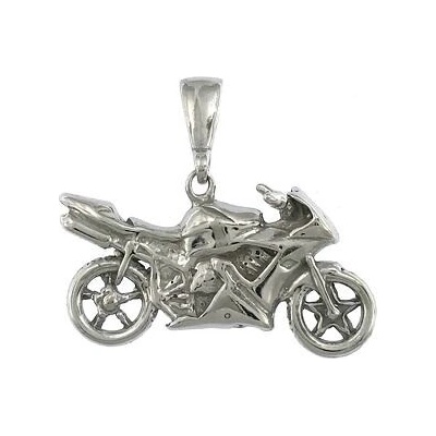 Infinitysilver Stříbrný přívěsek motorka 441641