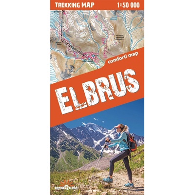 mapa Elbrus 1:50 t. laminovaná