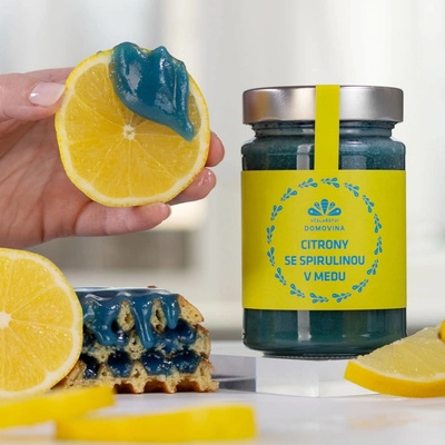 Včelařství Domovina Citron se spirulinou v medu 400 g – Sleviste.cz