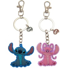 Přívěsek na klíče Lilo a Stitch Stitch a Angel 2ks