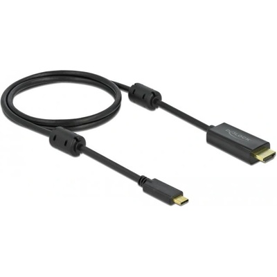 Delock Кабел Delock USB-C - HDMI (DP Alt Mode) 4K 60 Hz, 1 m, Черен (85969)
