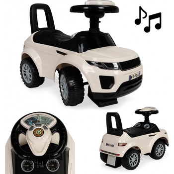 ECOTOYS Auto s melodiemi bílé