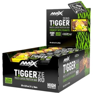 Amix Nutrition Tigger Zero / Low Carb Protein Bar [20 x 60 грама] Ванилия с карамел