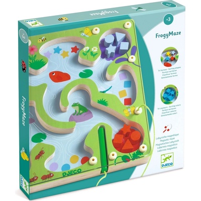 Djeco Magnetický labyrint s perom FrogyMaze